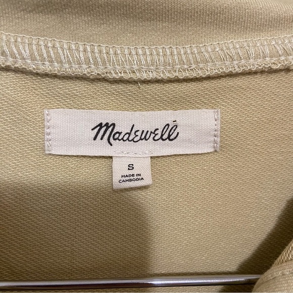 Madewell Structured Terry Longline Oversized Trench Coat Size Small - Picture 9 of 11